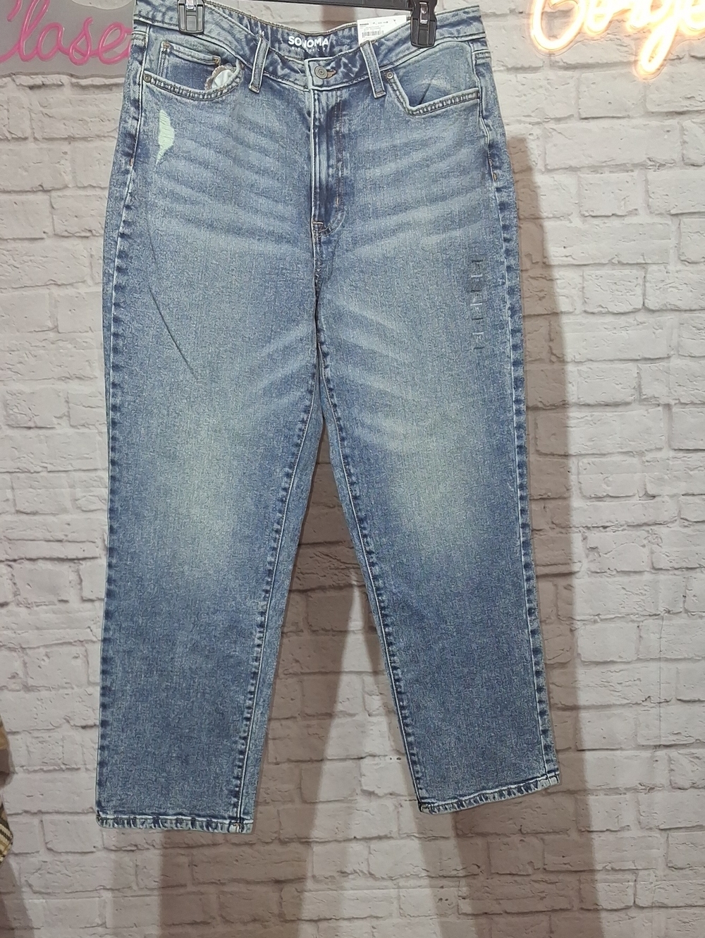 Sonoma Light Blue Straight Leg Women's Jeans